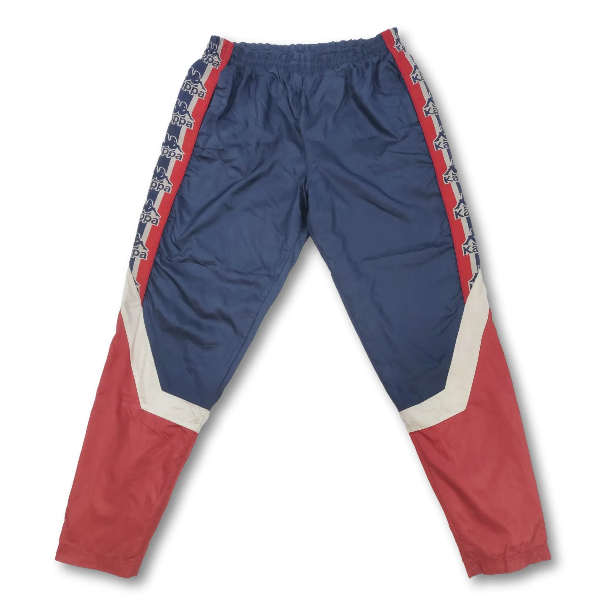 90s blue and red Kappa Barcelona track pants