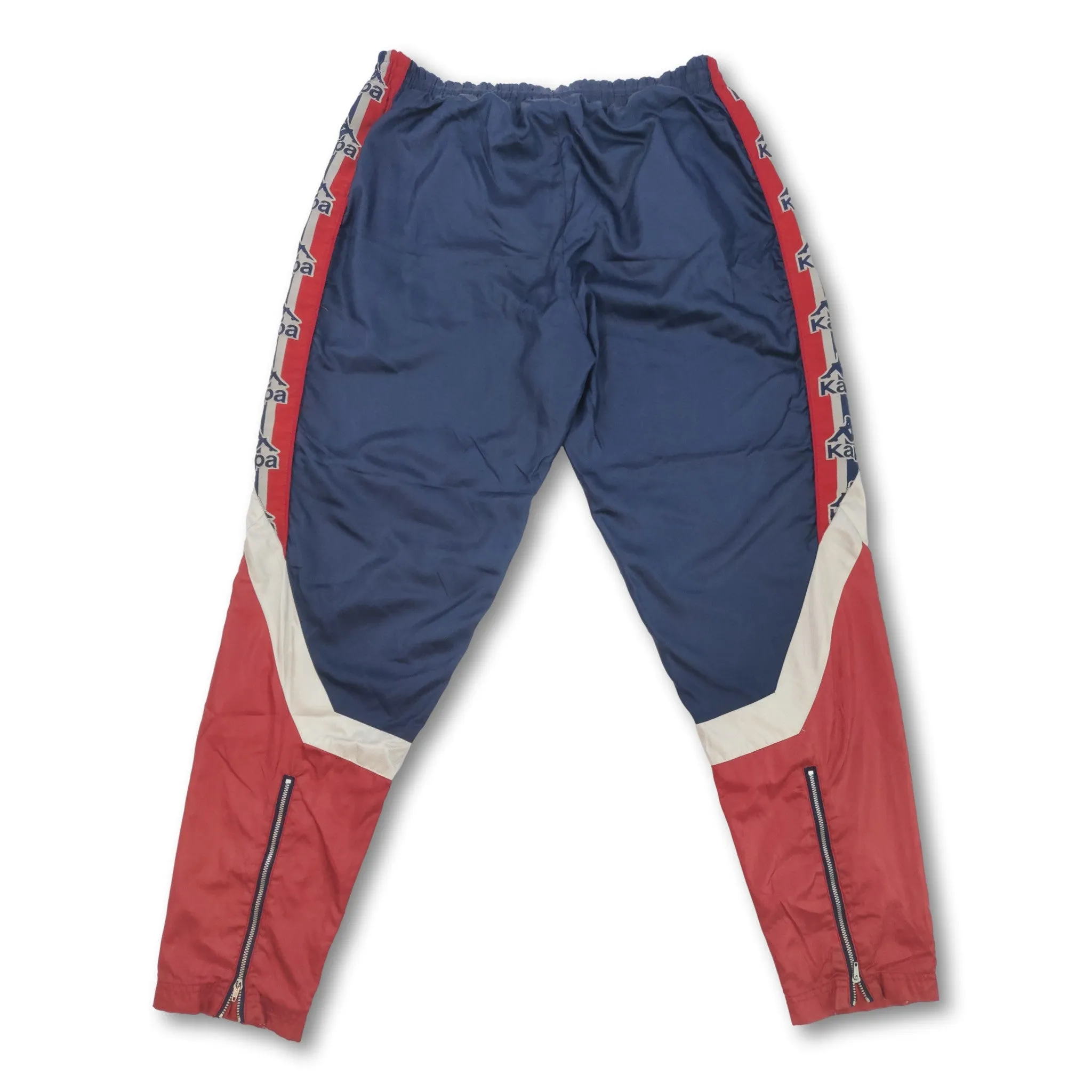 90s blue and red Kappa Barcelona track pants