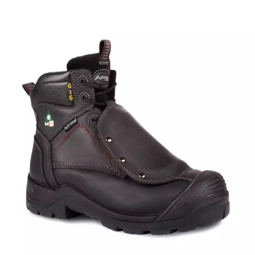 Acton G2G Unisex 6 Composite Toe Work Safety Boot with MET Guard 9211-11 - Black