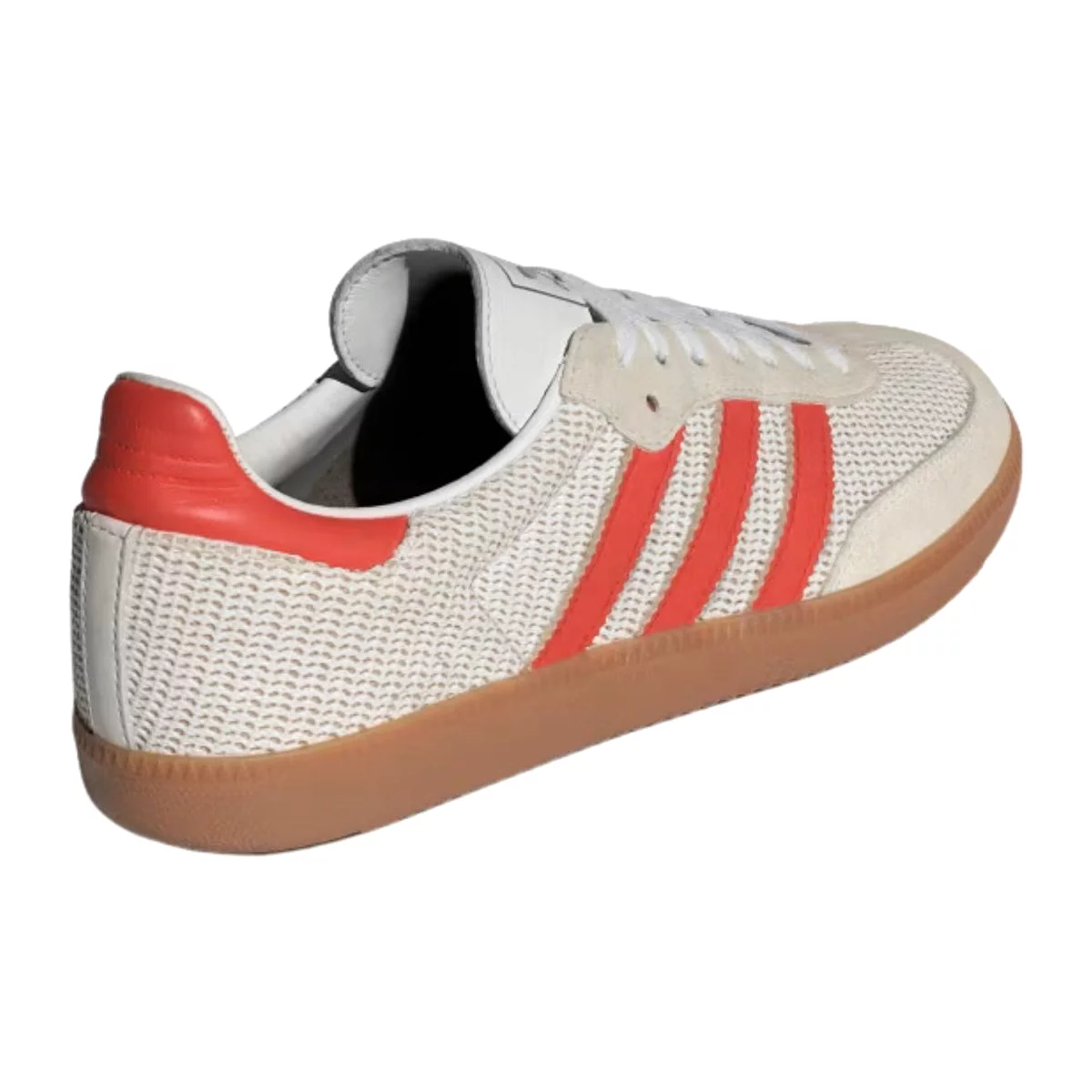 Adidas Men's Samba OG Crystal White/Preloved Red/Gum M2 Fabric