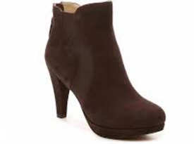 ADRIENNE VITTADINI Women's  •Pami•  Platform Ankle Boot Brown Kid suede 6.5M