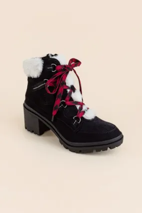 Andrea Fur Hiker Boots