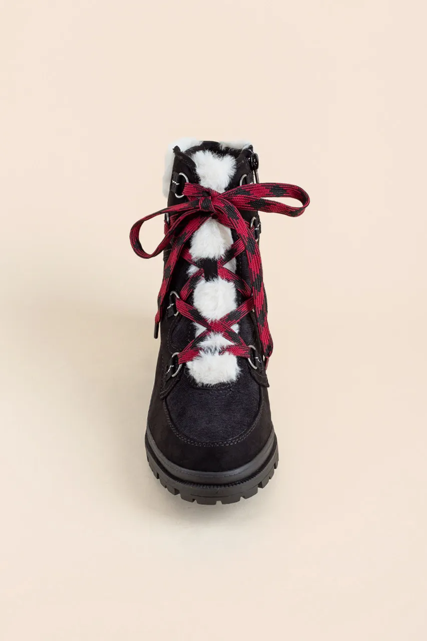 Andrea Fur Hiker Boots