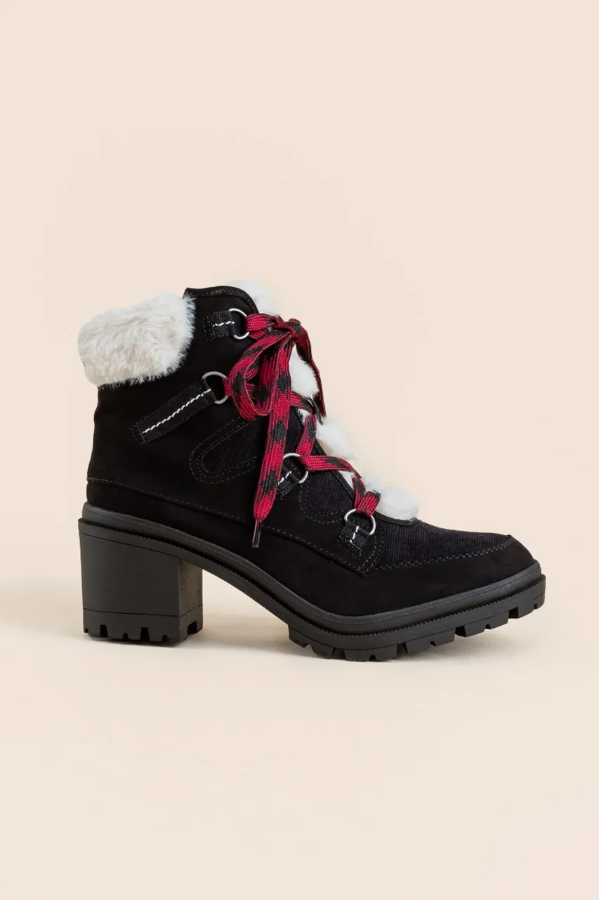 Andrea Fur Hiker Boots