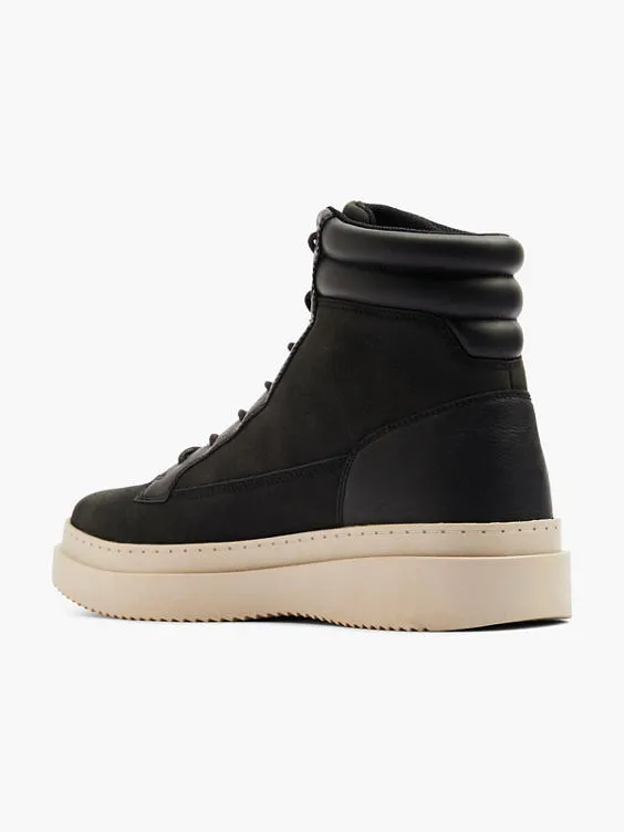 Bench  Black Hi Top Boots