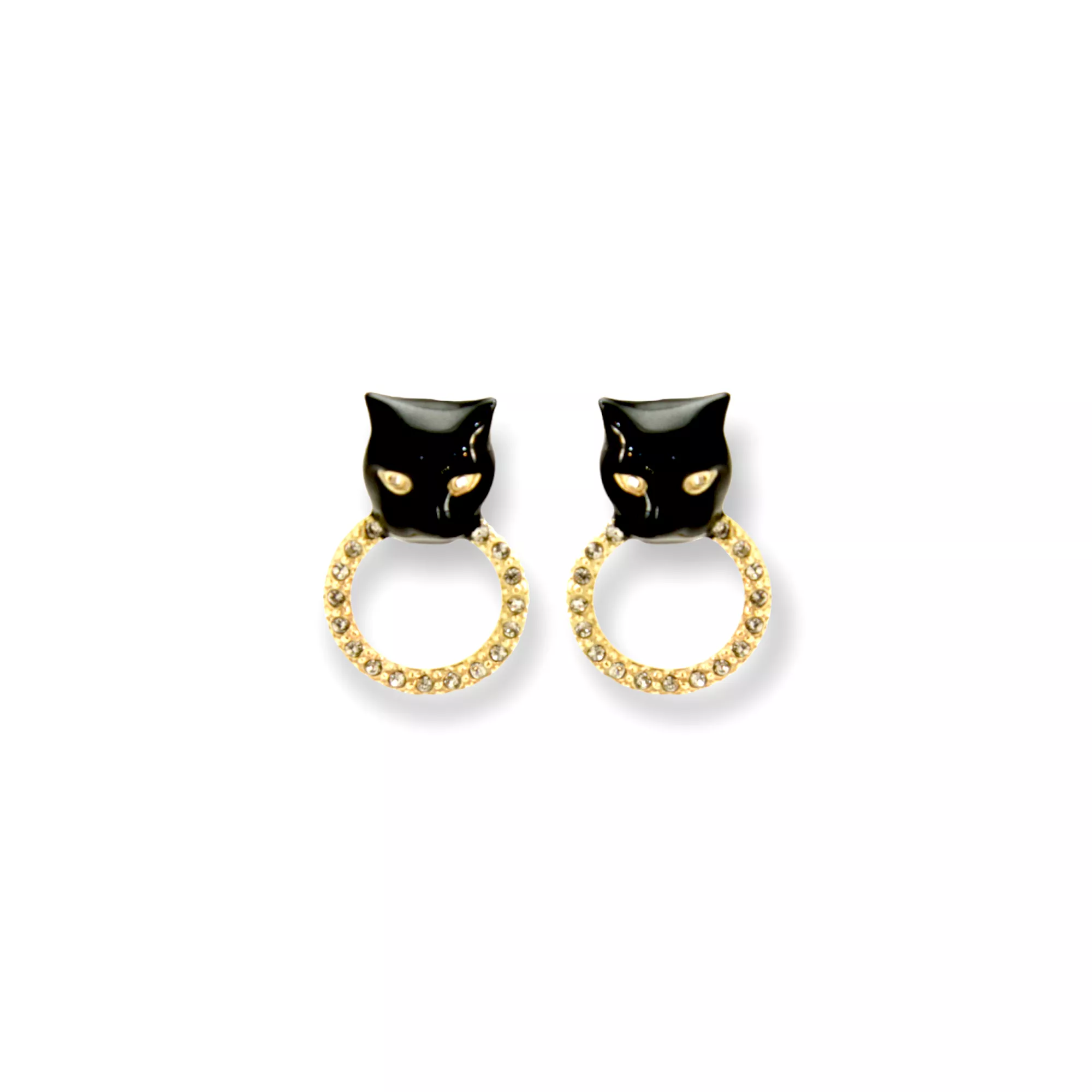 BLACK PANTHER EARRINGS MICRO