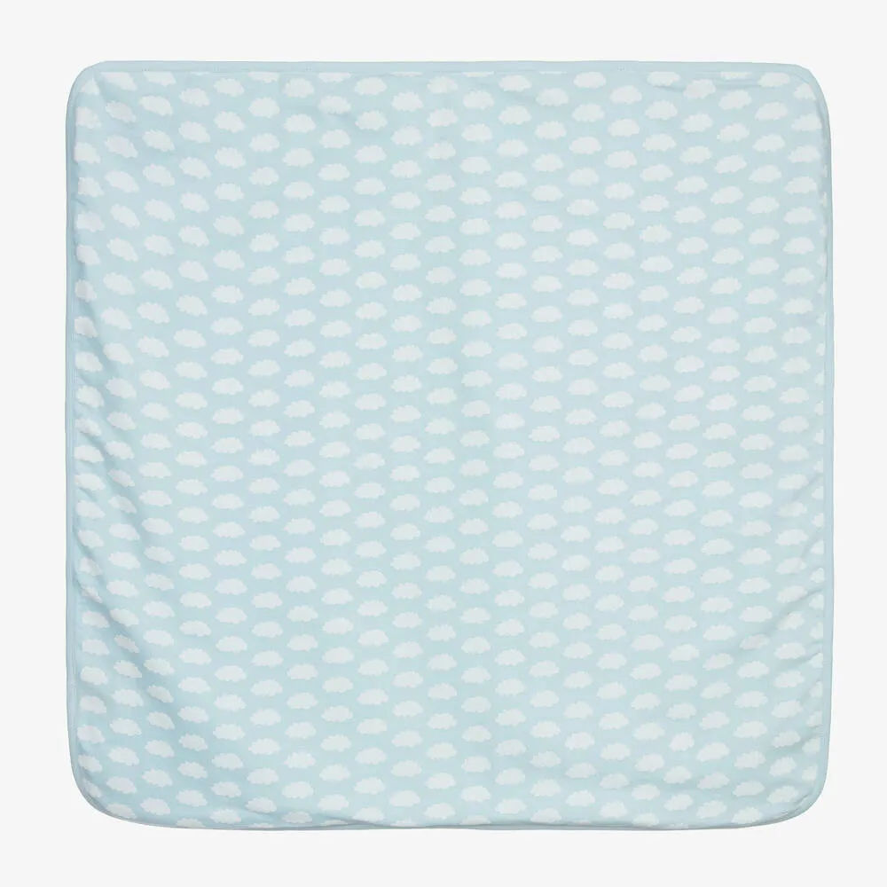 Blue Organic Cotton Blankets (2 Pack)