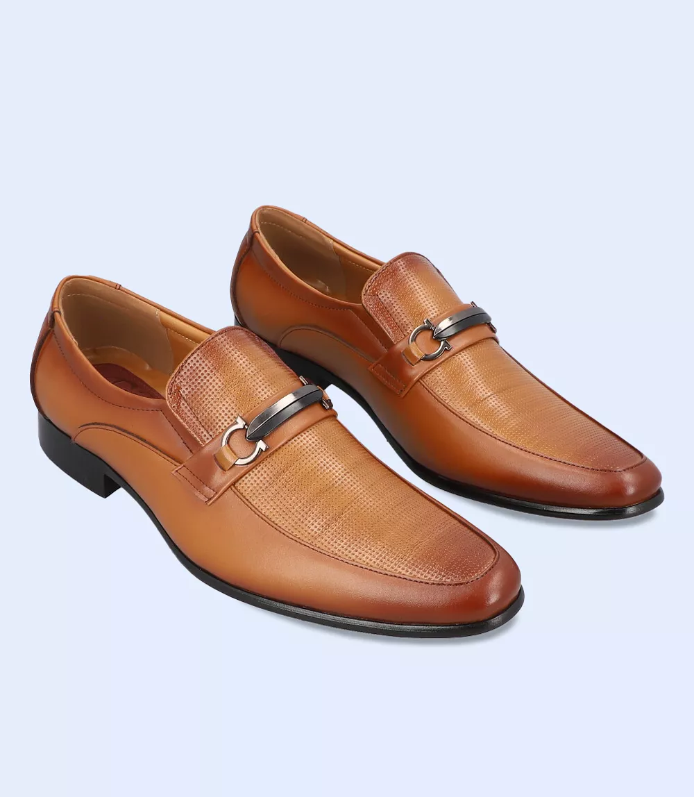 BM5063-TAN-Men Formal Slip-on's