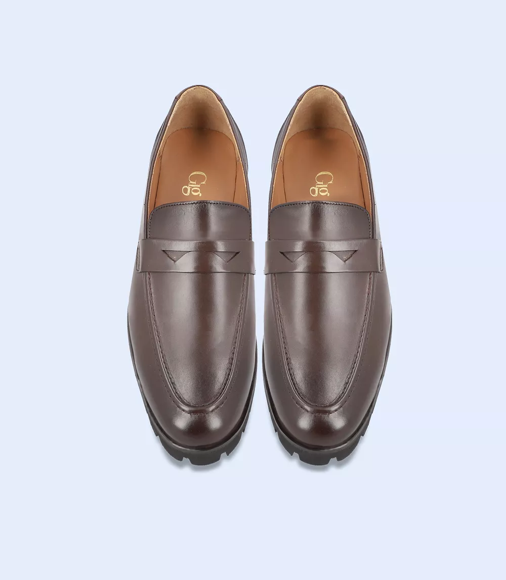 BM5160-DARKBROWN-Men Formal Slip-on's