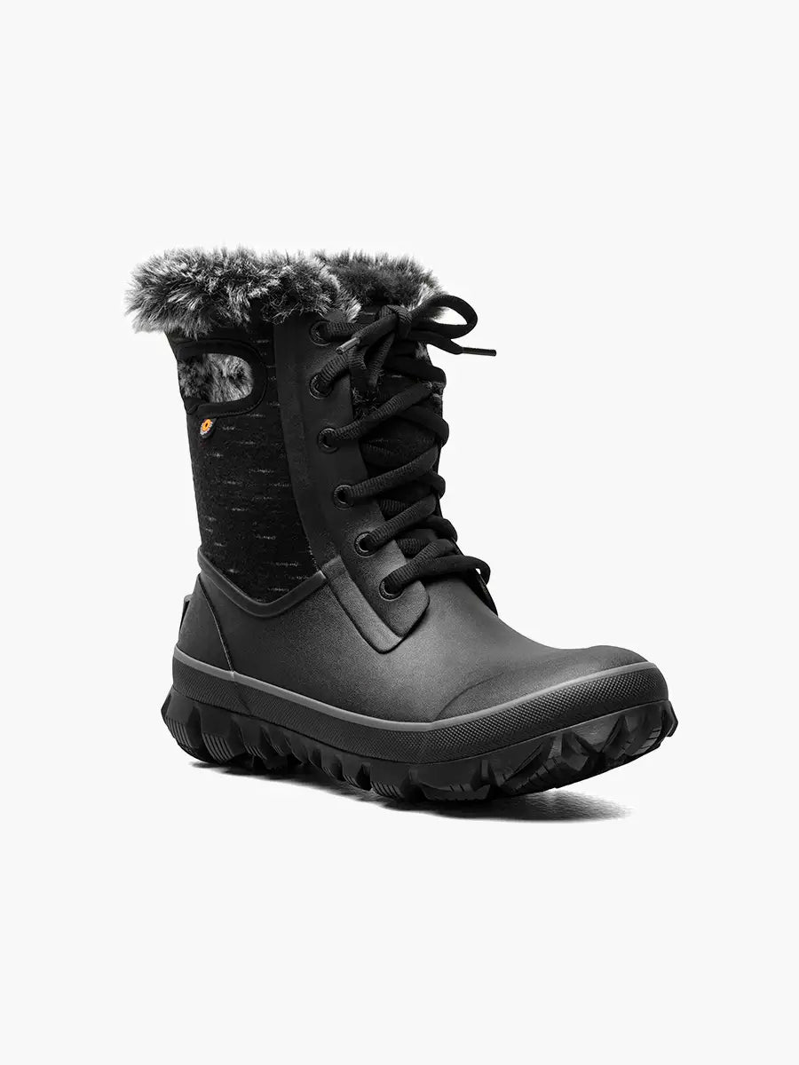 Bogs- Women's Arcata Dash Black Winter Boots 73117-001