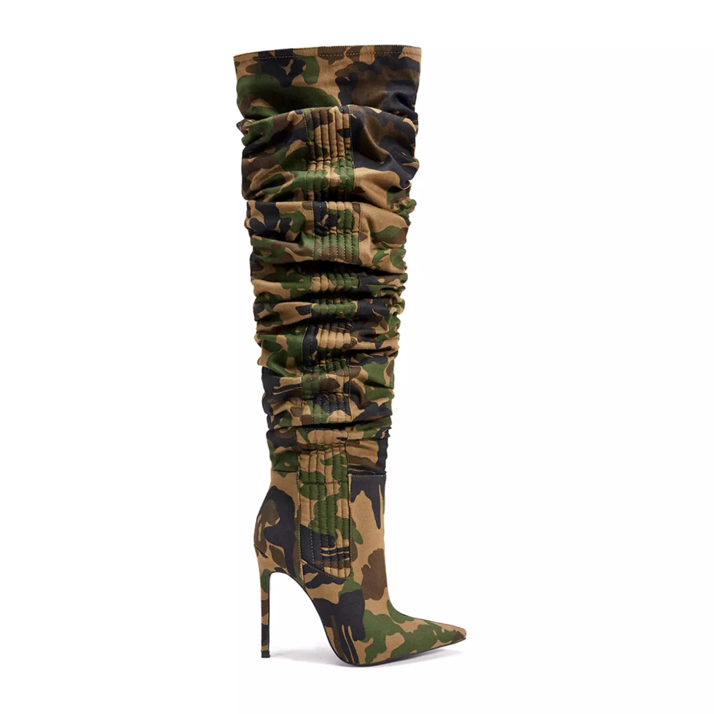 camo stiletto boot - greer