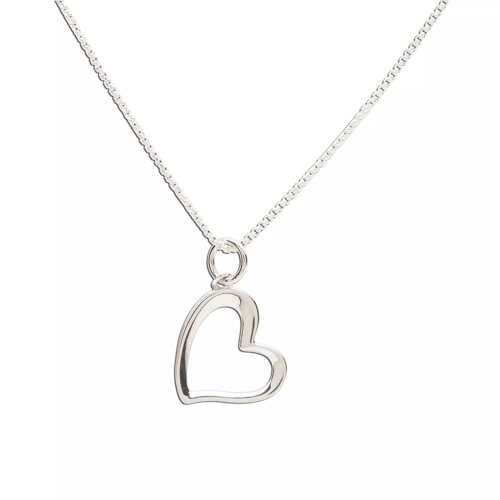 Cherished Moments - Sterling Silver Sassy Heart Necklace