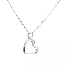 Cherished Moments - Sterling Silver Sassy Heart Necklace