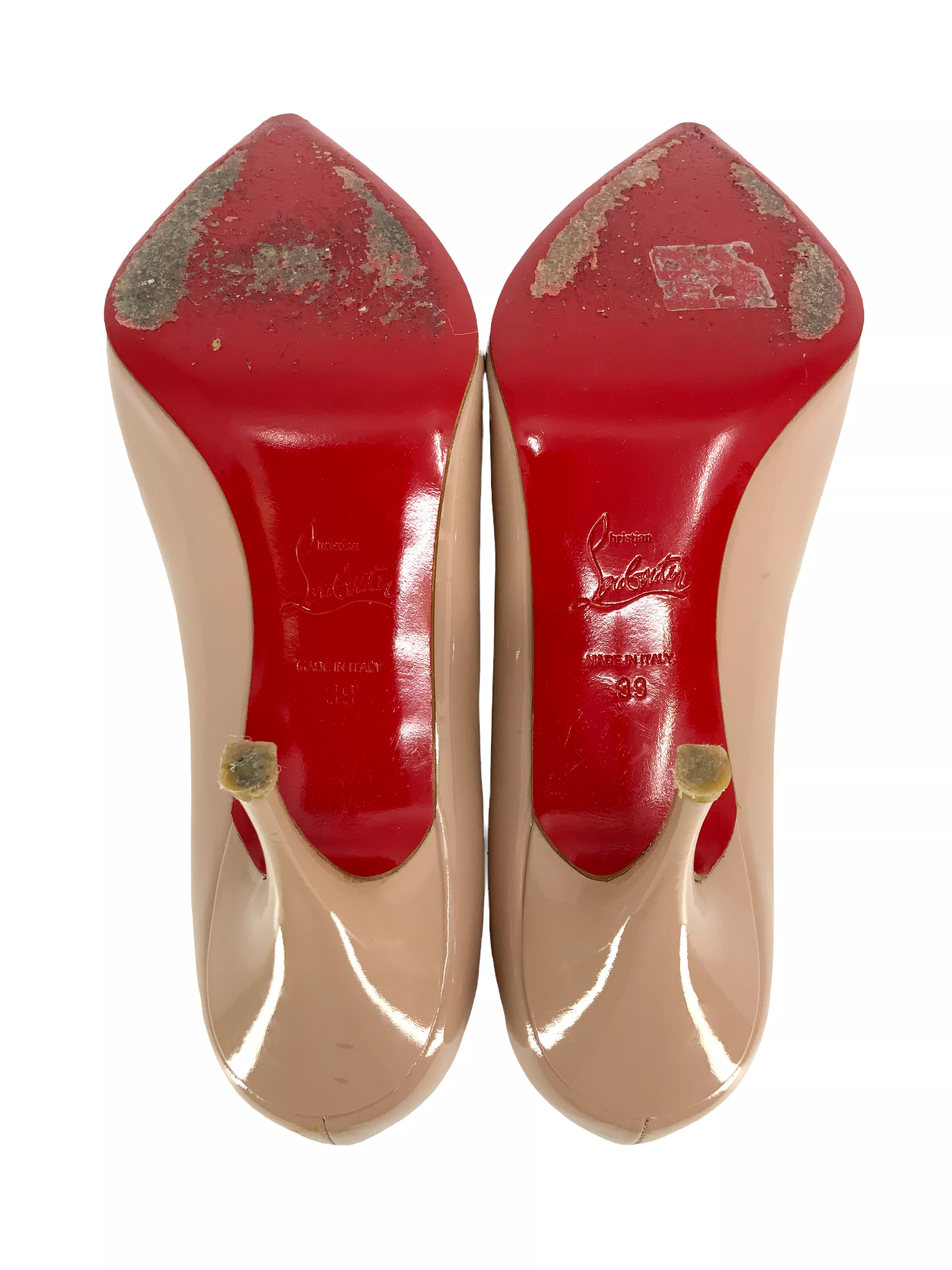 Christian Louboutin Kate Pointed Toe Patent Leather Pumps Size 9