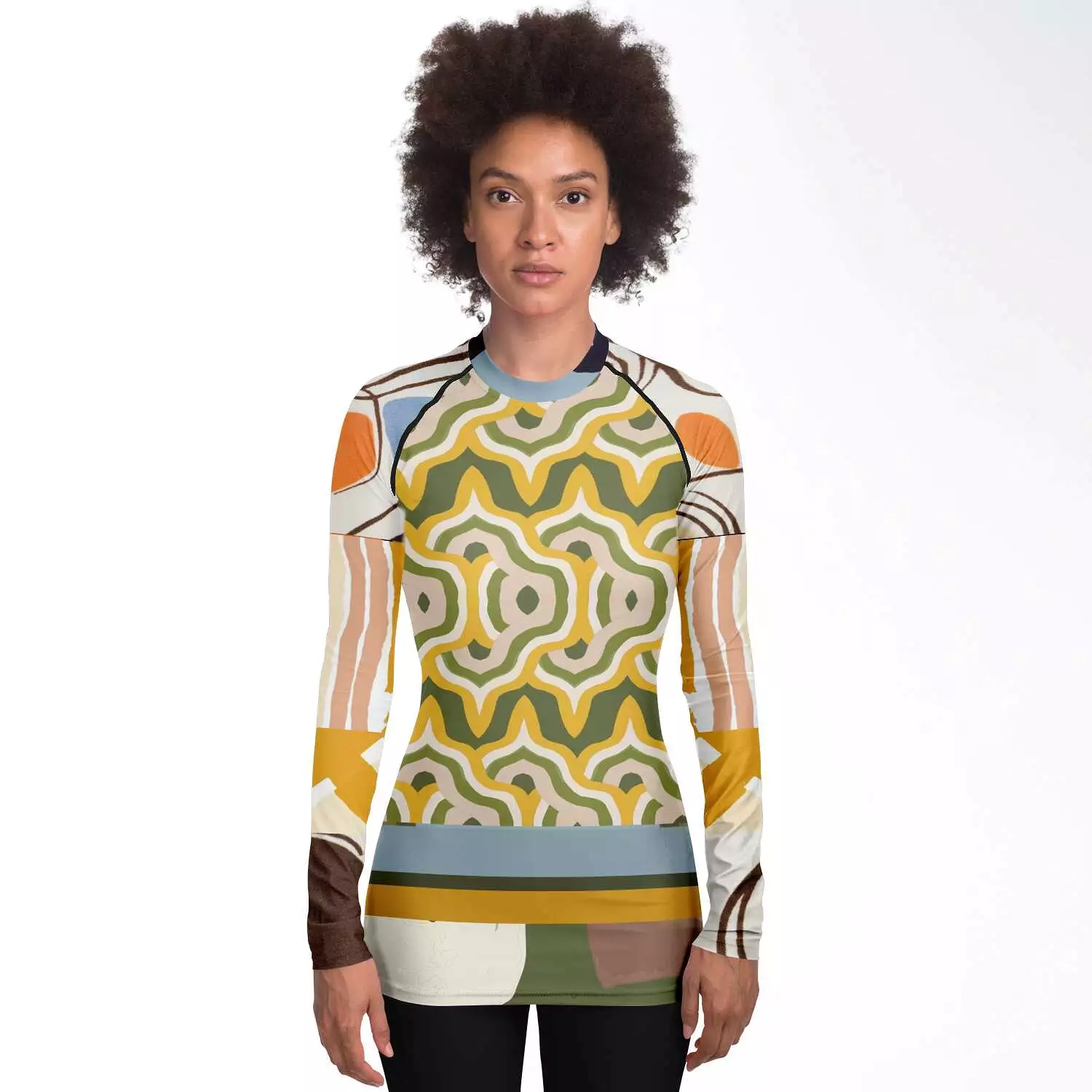 Concrete Jungle Fashion Rashguard Top