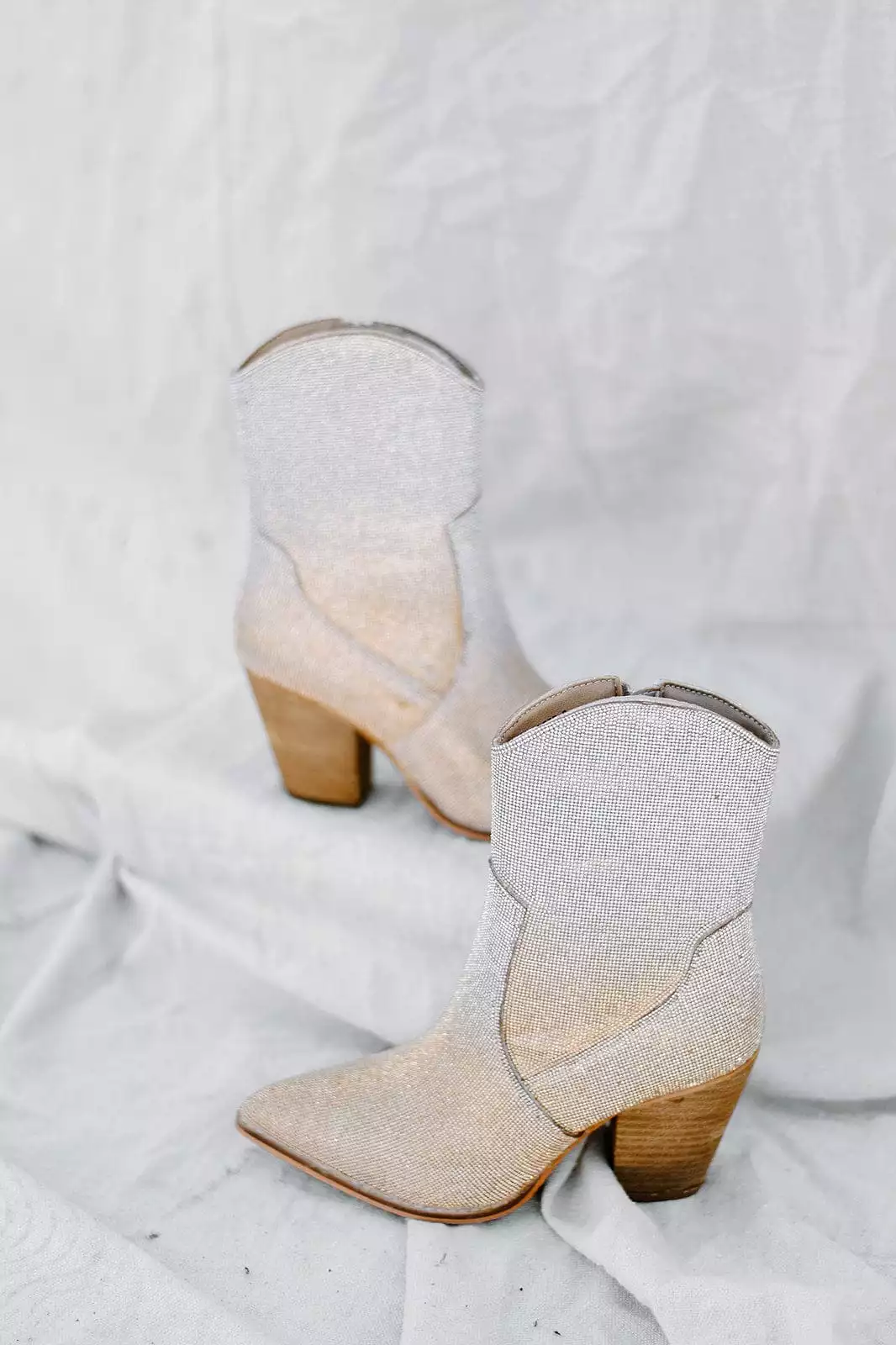 Corkys Gold Ombre Rhinestone Booties