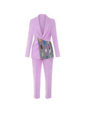 Custom Purple Ojongo Suit Set