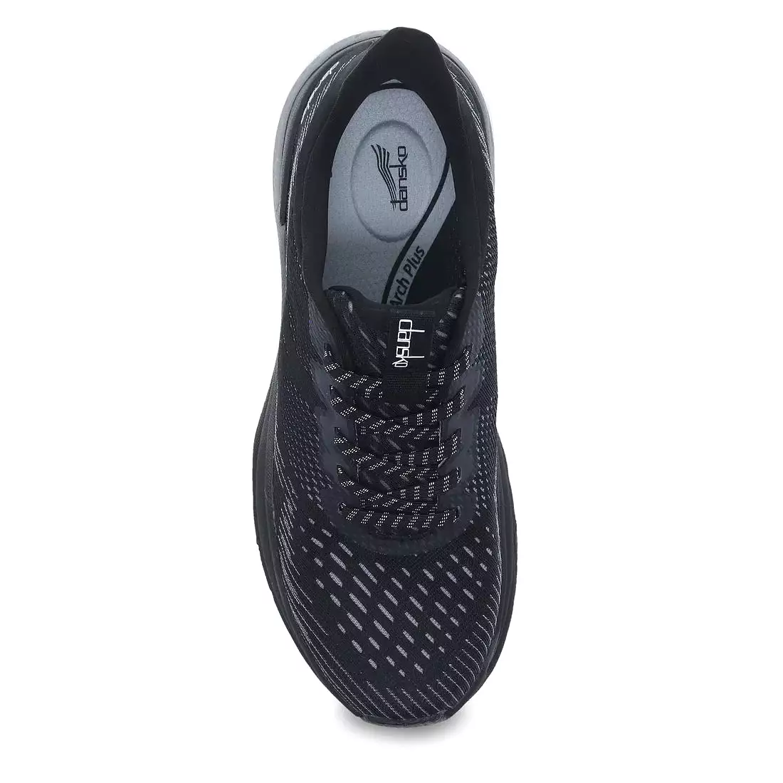 Dansko Peony Black Mesh Sneaker Black