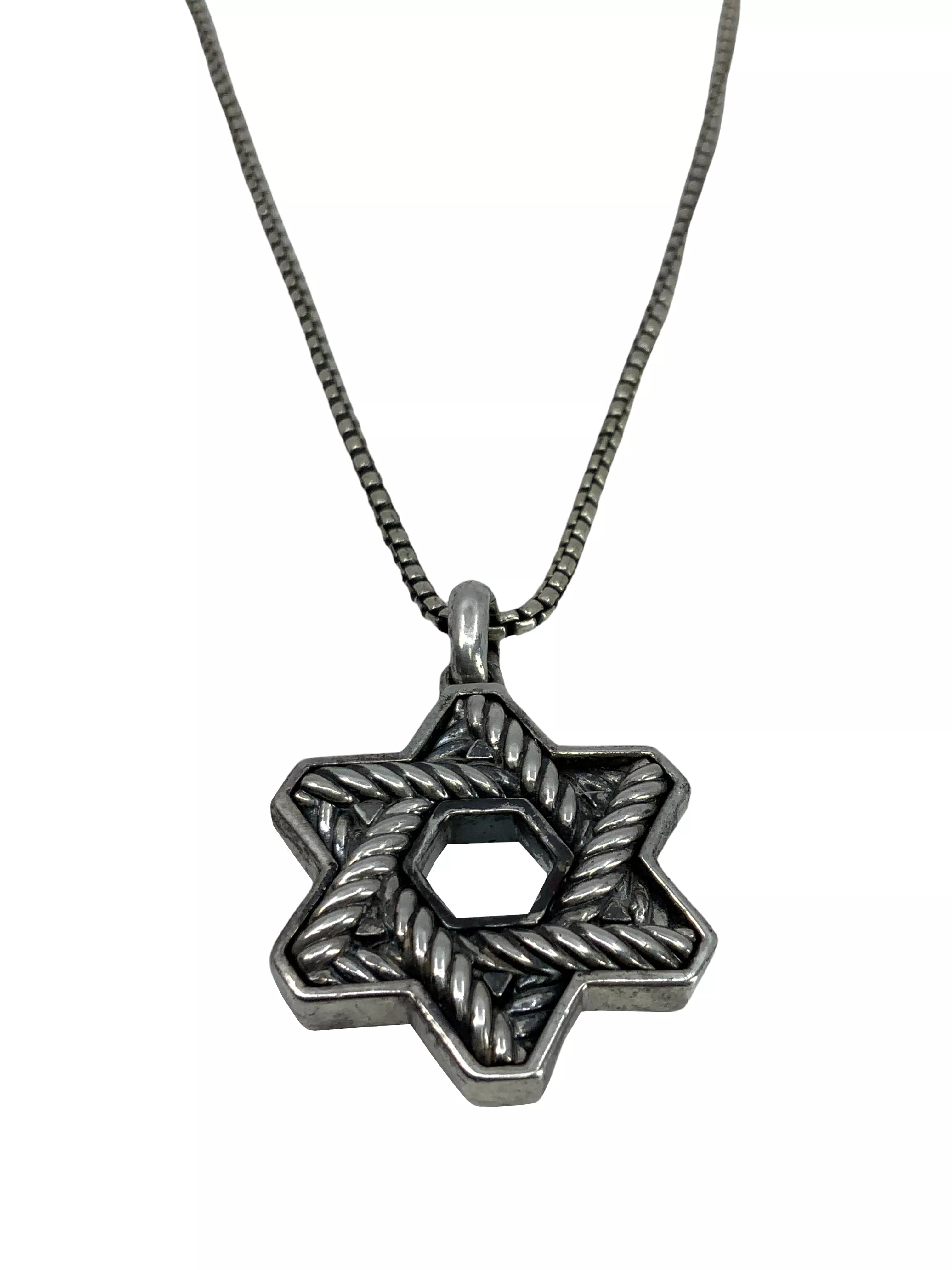 DAVID YURMAN Star of David Pendant Necklace