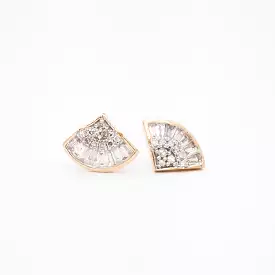 Deco Baguette Fan Studs