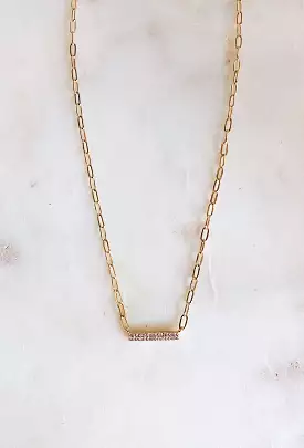 Demi Double Bar Necklace my