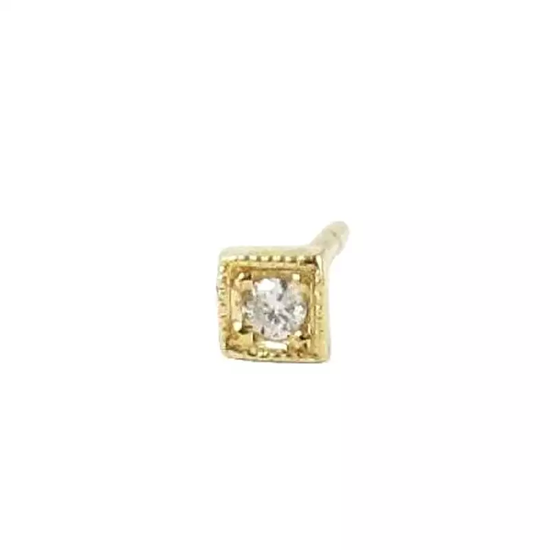 Diamond Square (Single), Yellow Gold