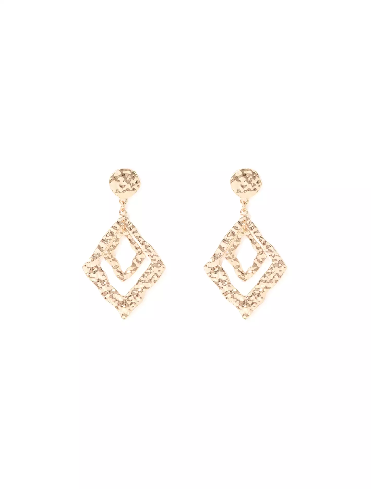 Diamond Textured Earrings