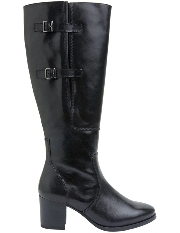 Dictate Black Glove Boots