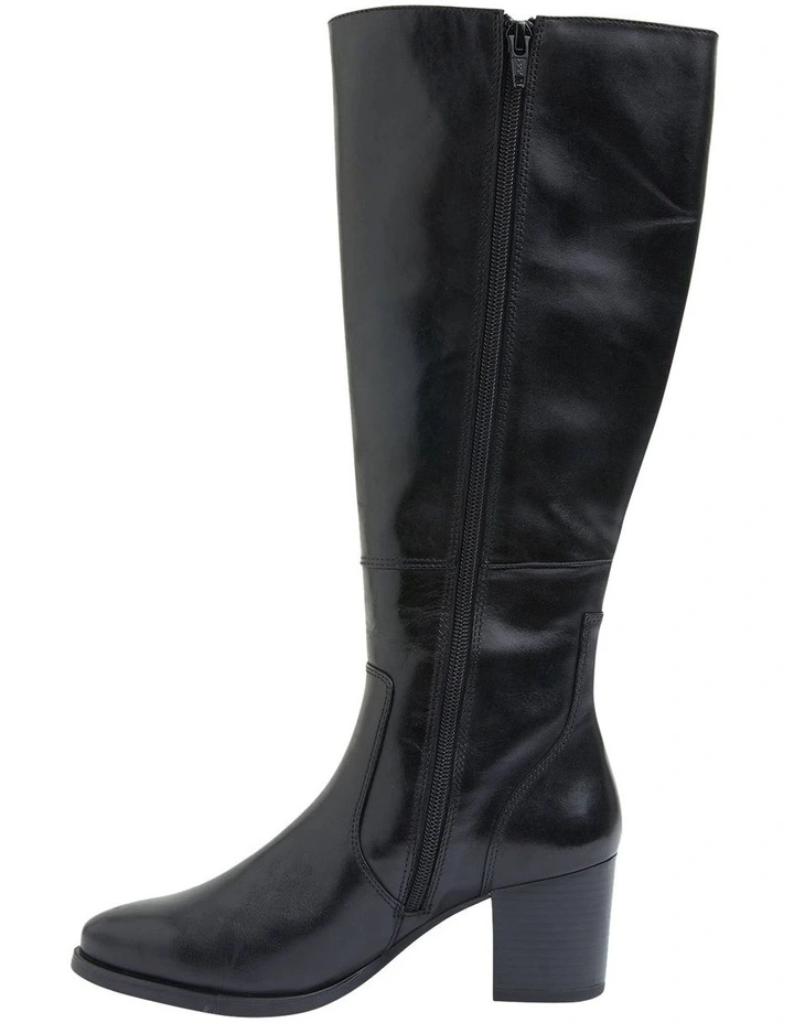 Dictate Black Glove Boots