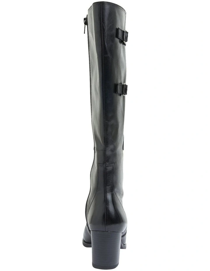 Dictate Black Glove Boots