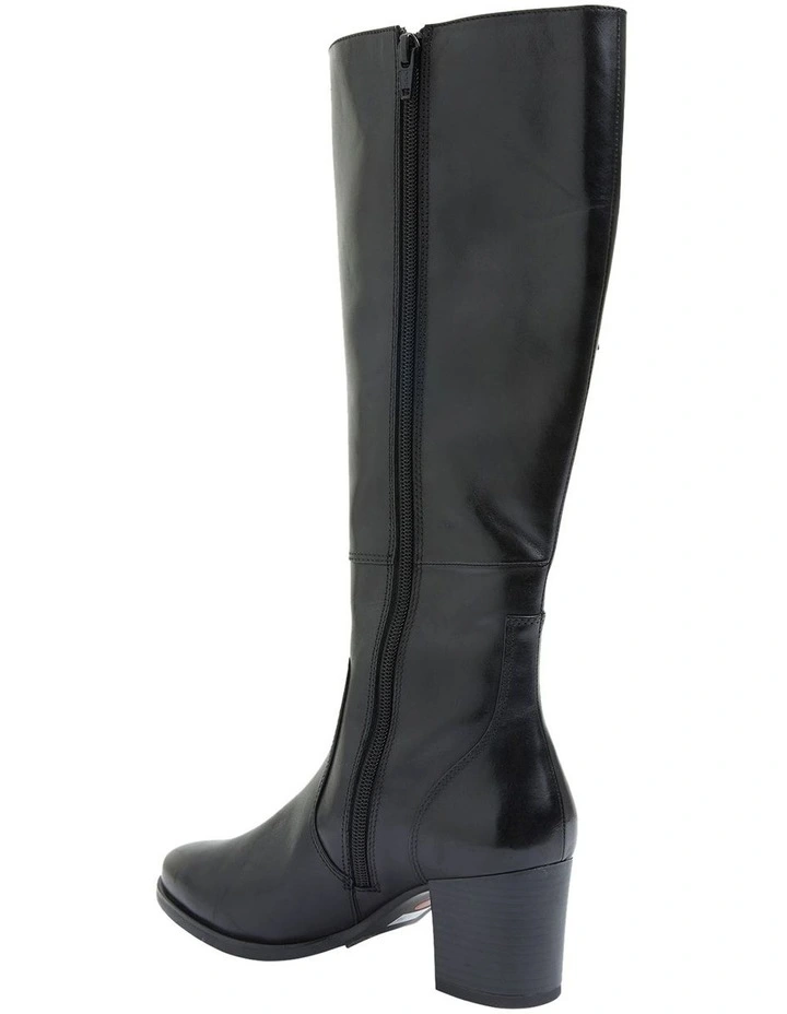 Dictate Black Glove Boots