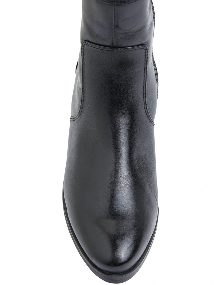 Dictate Black Glove Boots