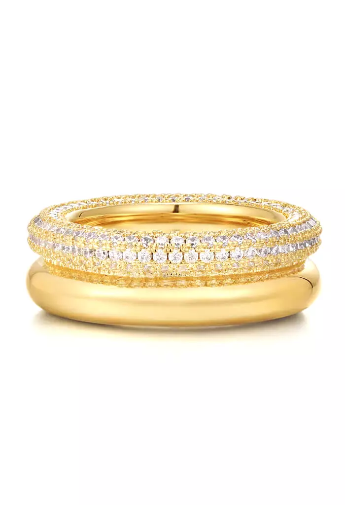 Double Amalfi Ring-Gold