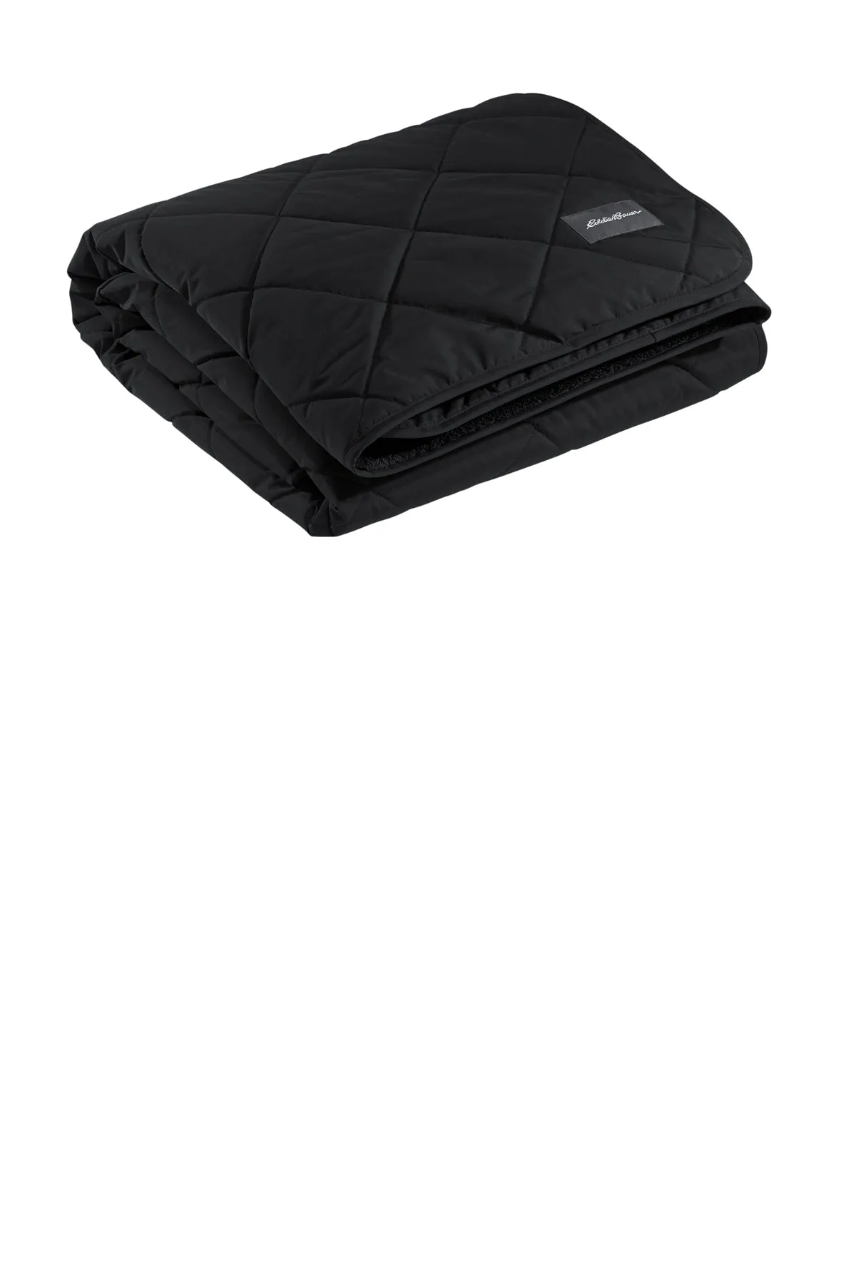 Eddie Bauer Quilted Insulated Fleece Customized Blankets, Black