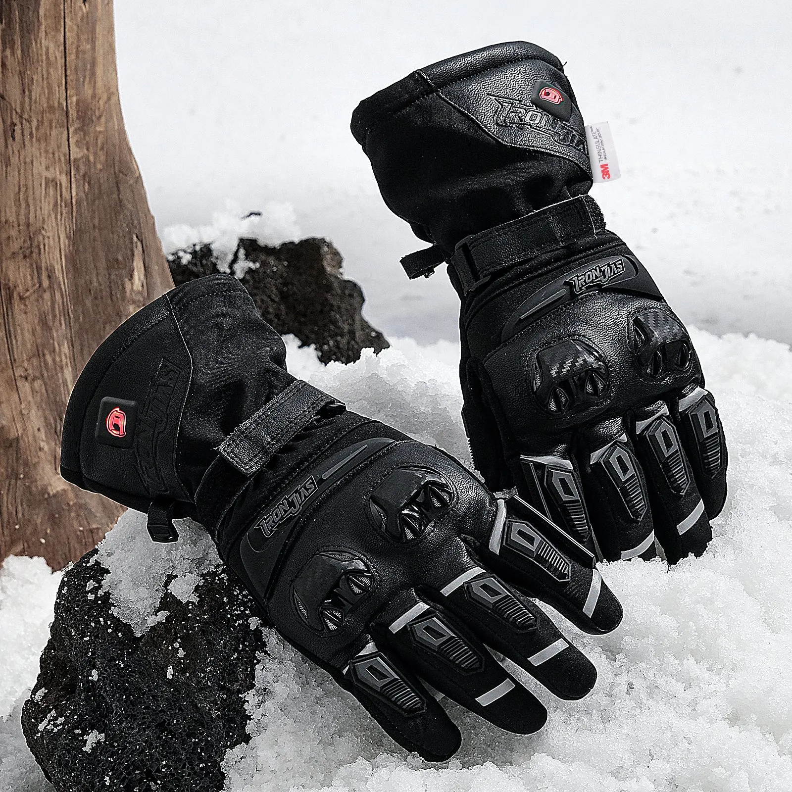 Gauntlet Heated Motorcycle Gloves | JIA13H