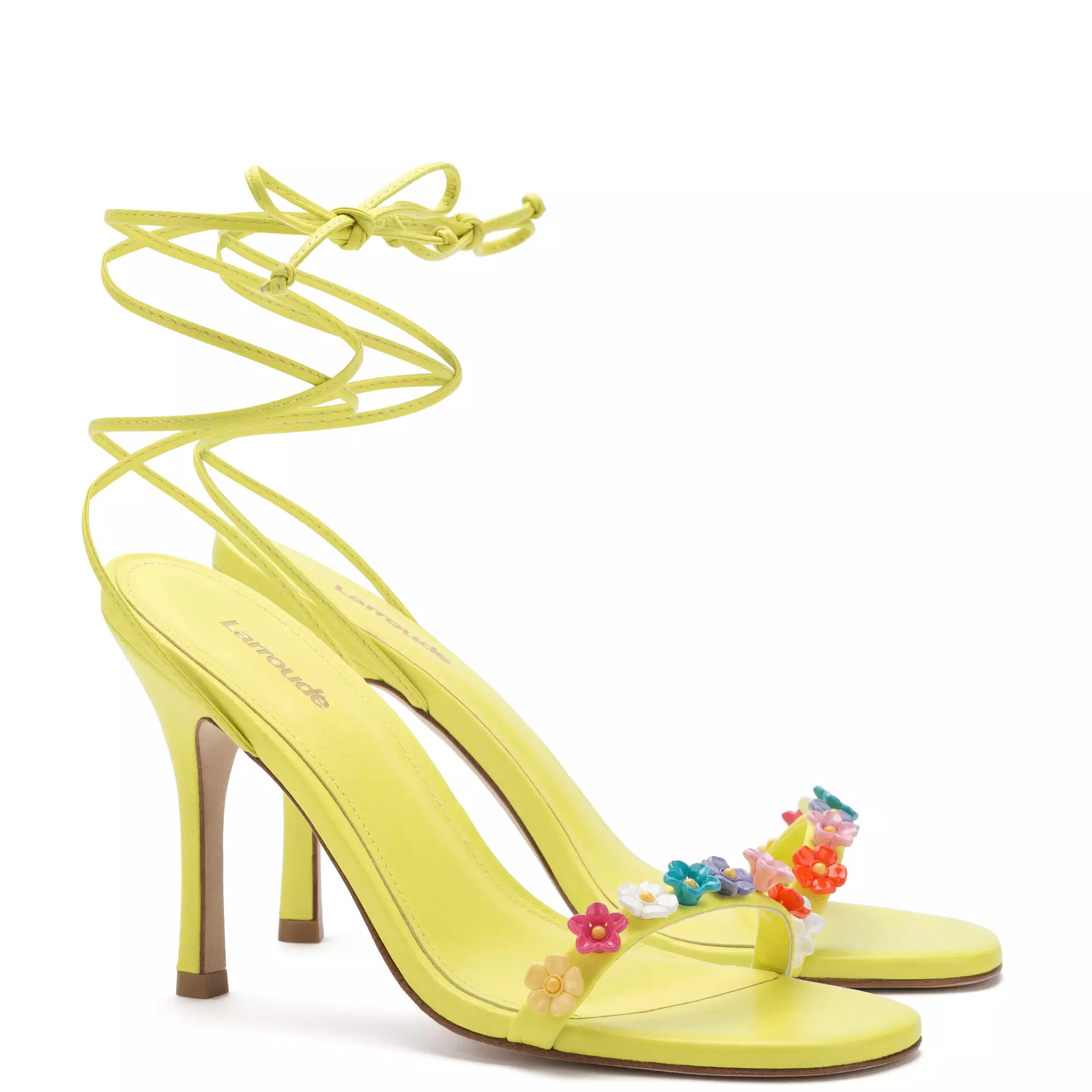 Goldie Sandal In Lemon Leather