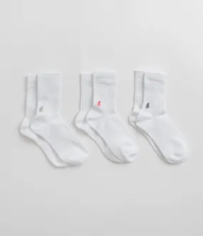 Gramicci Basic Crew Socks - White / Multi