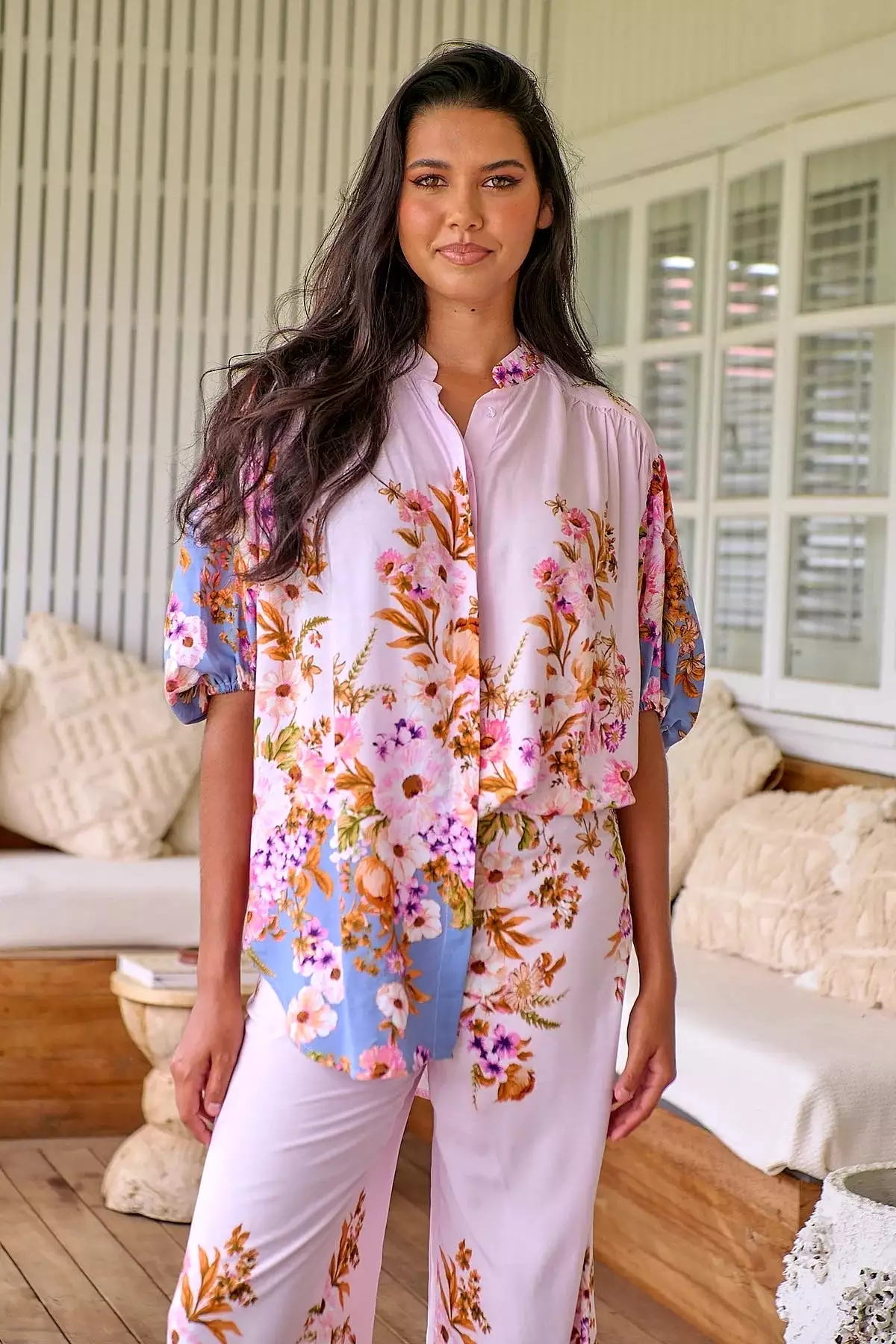 Gypsea Blouse Top - French Rose Collection