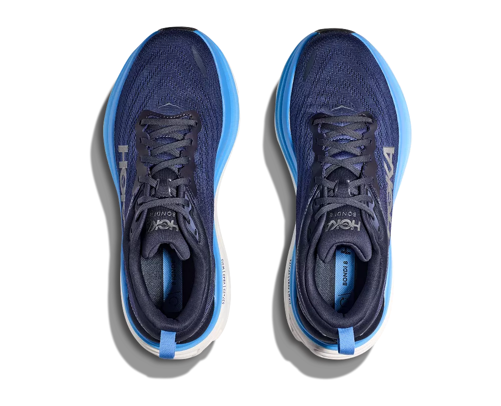 'HOKA' Men's Bondi 8 - Outer Space / All Aboard (Wide)