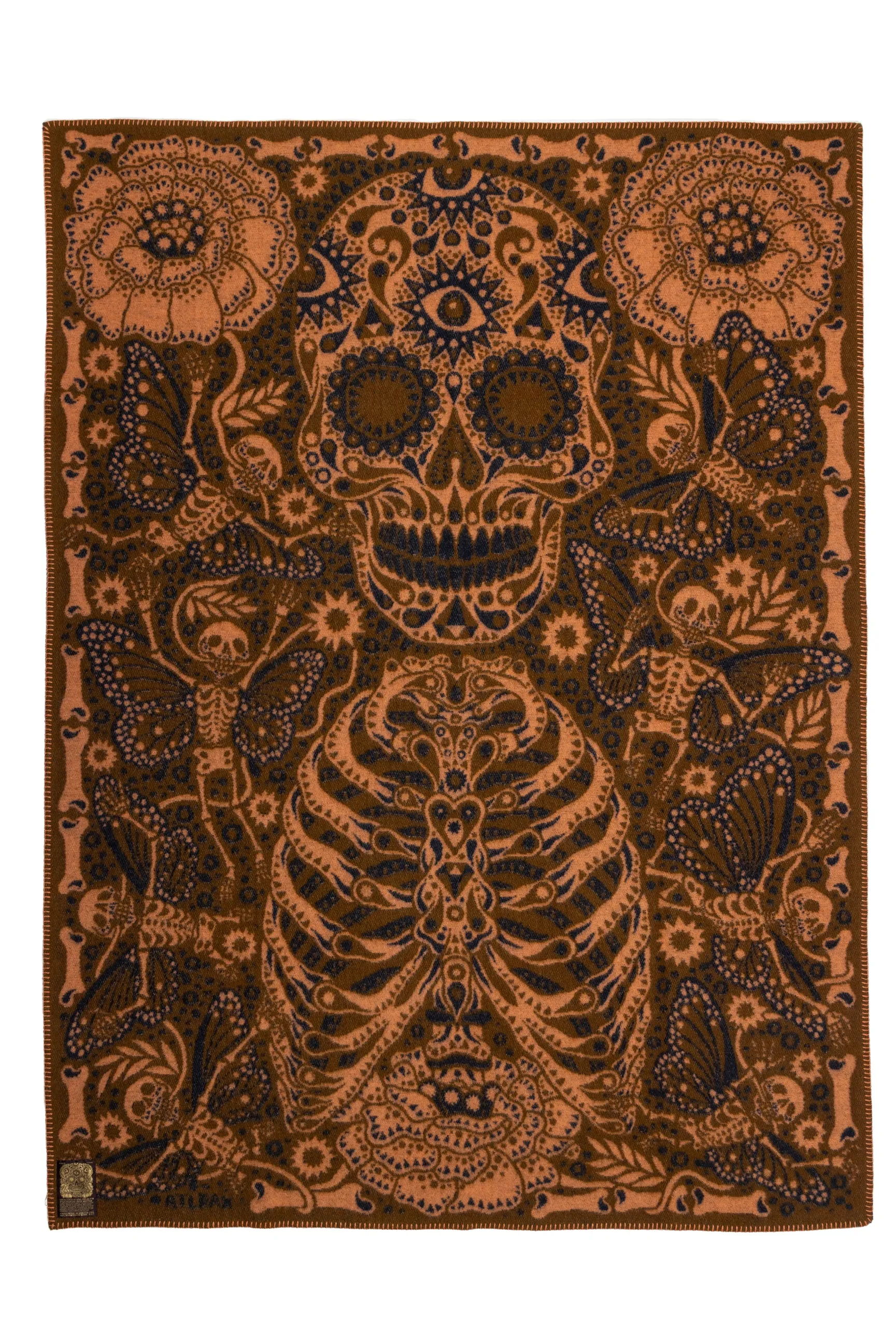 Indigofera x Bjrn Atldax 10 Skull Blankets - Dia De Muertos No. 6