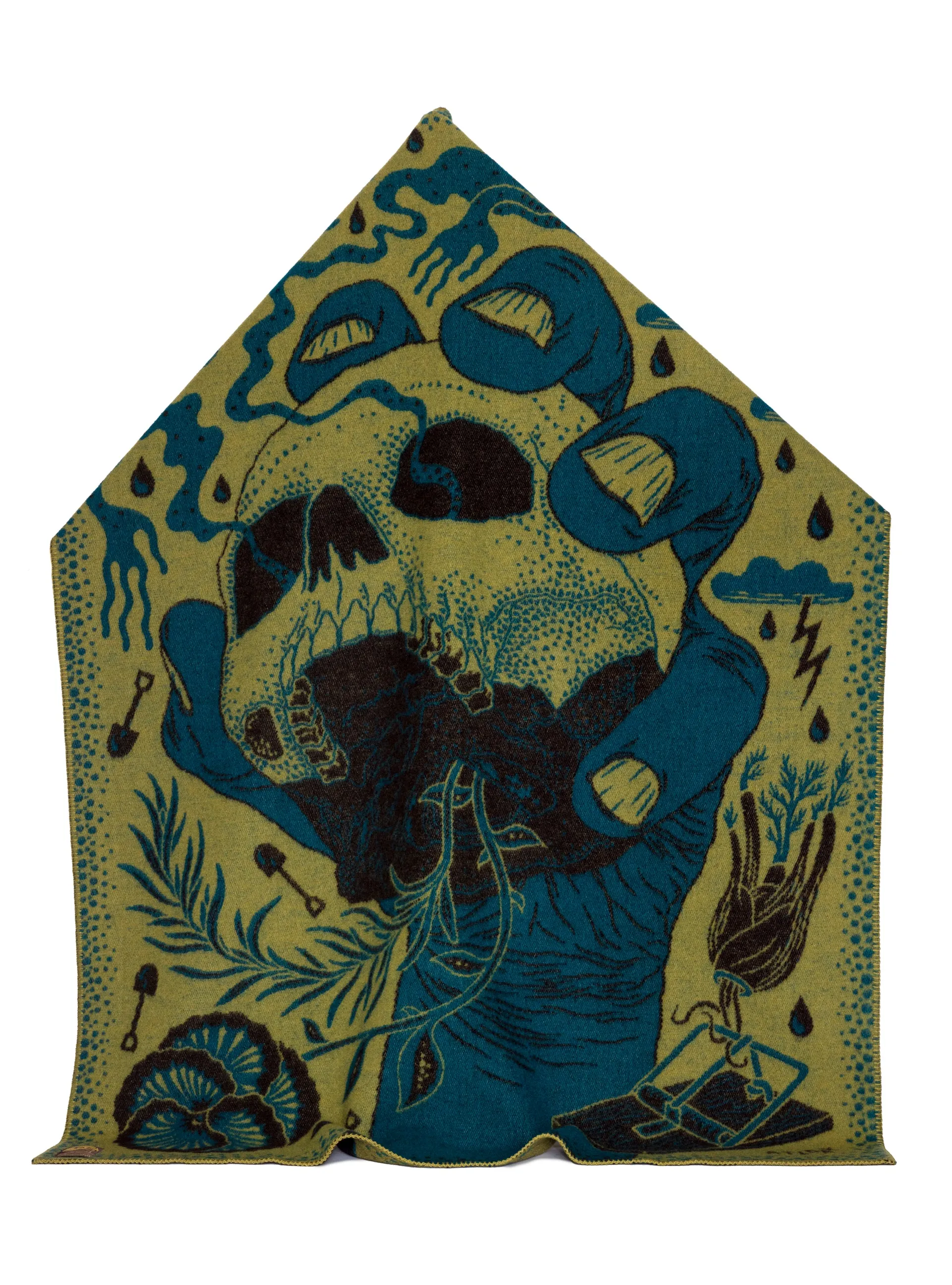 Indigofera x Bjrn Atldax 10 Skull Blankets - Yorick No. 7