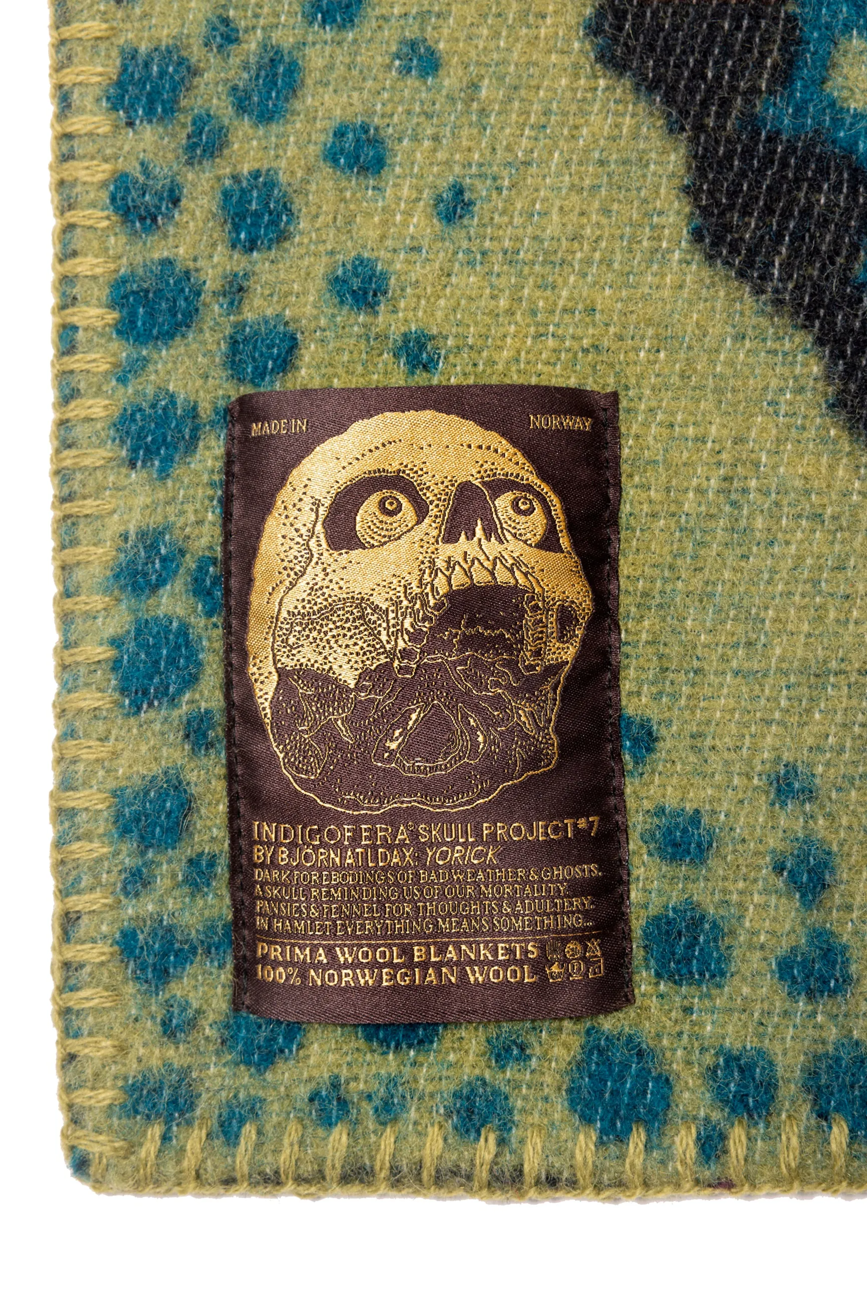 Indigofera x Bjrn Atldax 10 Skull Blankets - Yorick No. 7