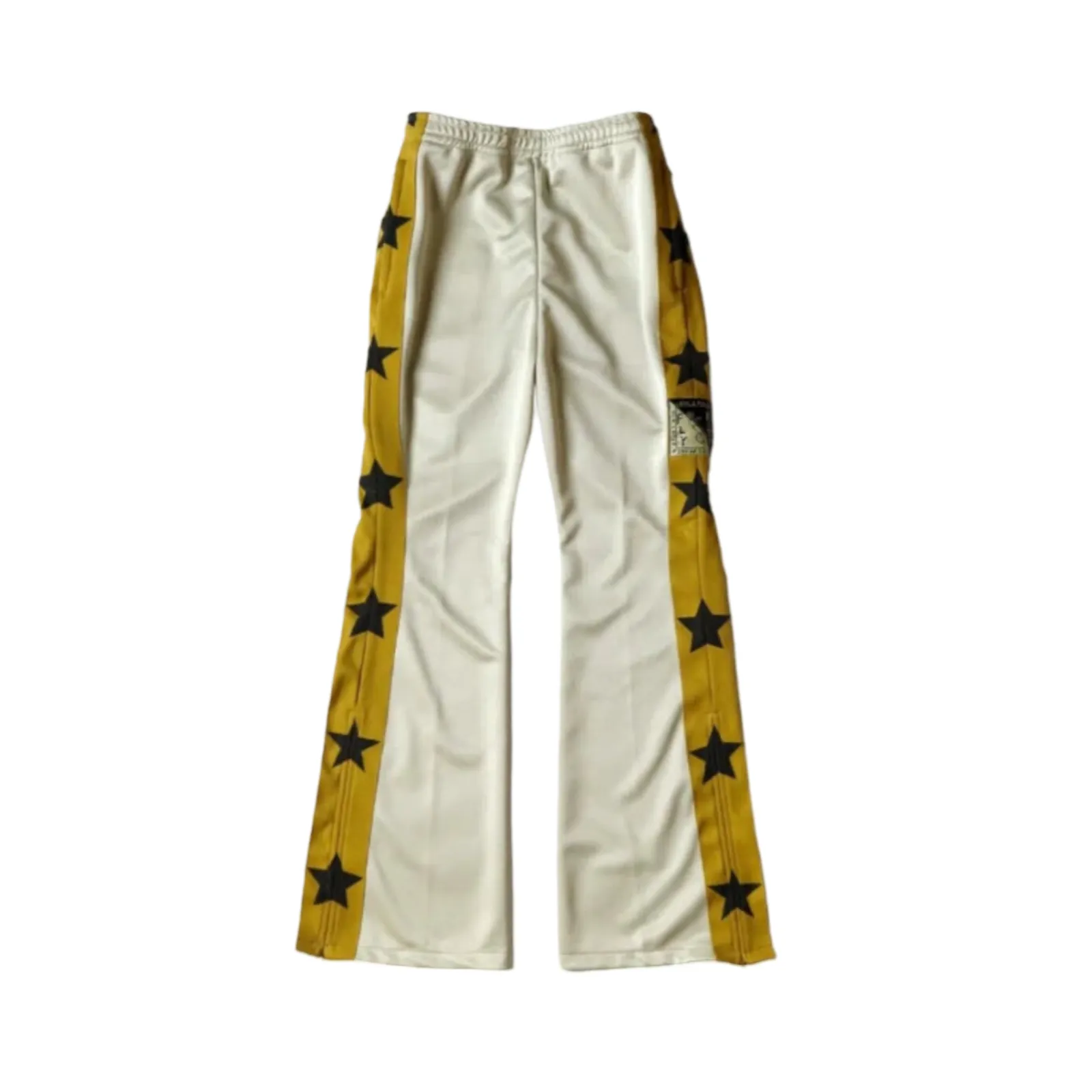 Kapital Smooth Jersey Stuntman Track Pants Tan/Yellow