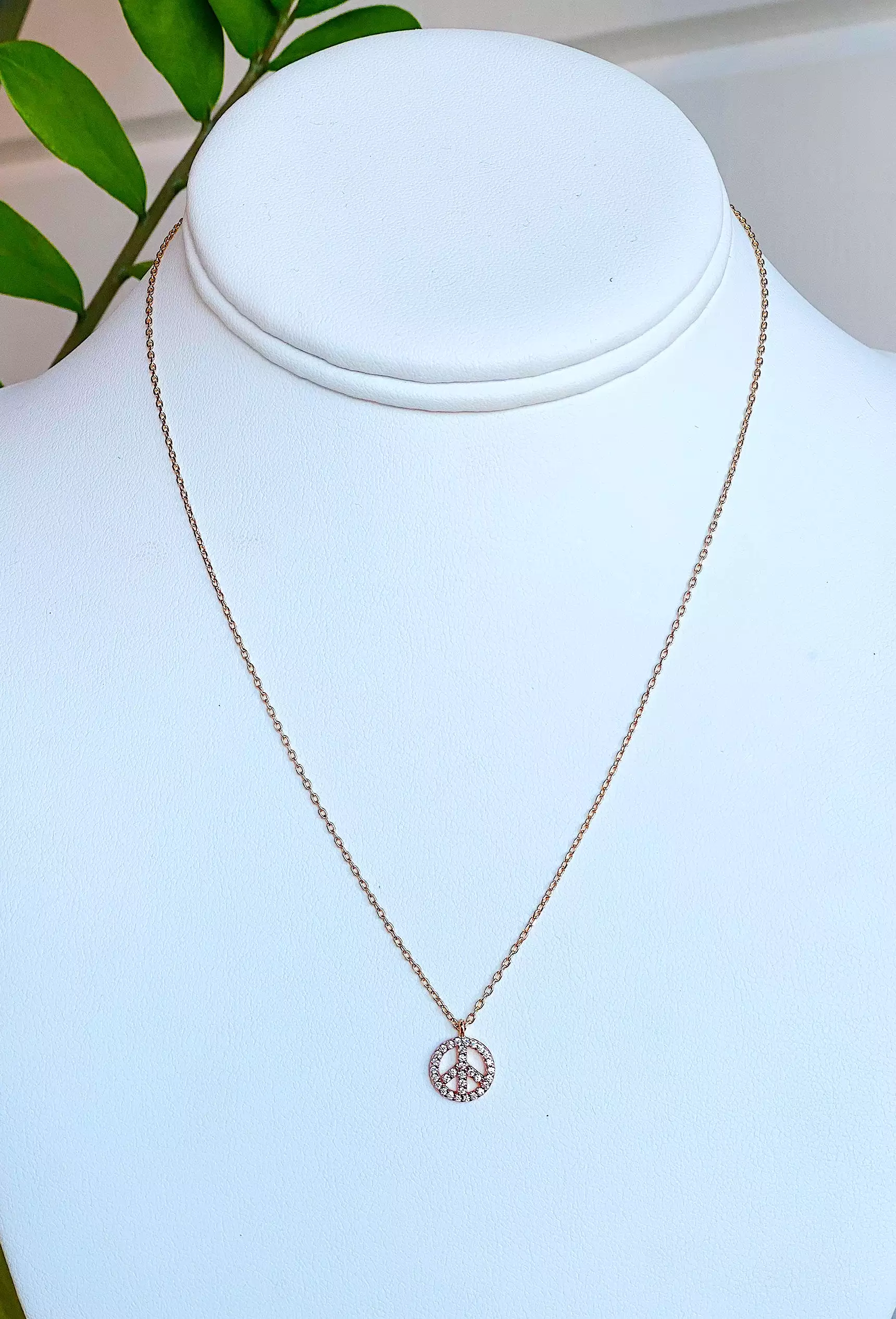 Keep the Peace Dainty Necklace