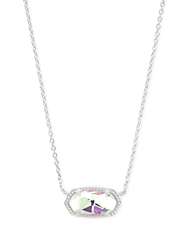 Kendra Scott Elisa Pendant Necklace - Dichroic Glass/Gold