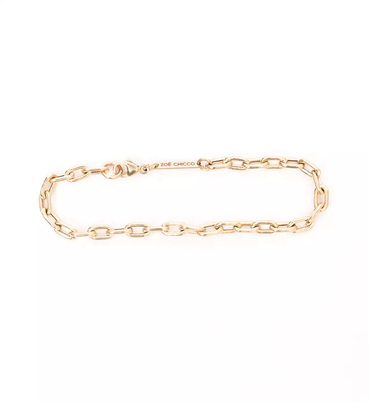 Large Square Oval Chain Bracelet