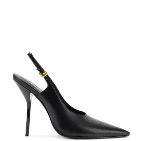 Larroudé x Altuzarra Pump In Black Leather