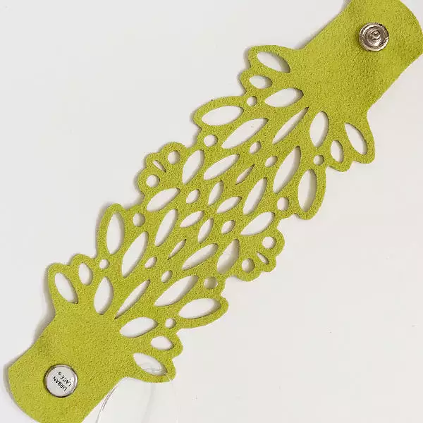 Lime Ultrasuede Reflection Bracelet