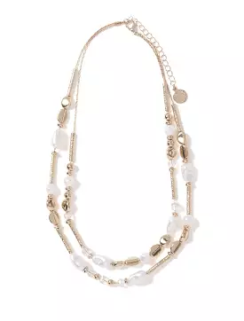 Lottie Layered Bead Necklace