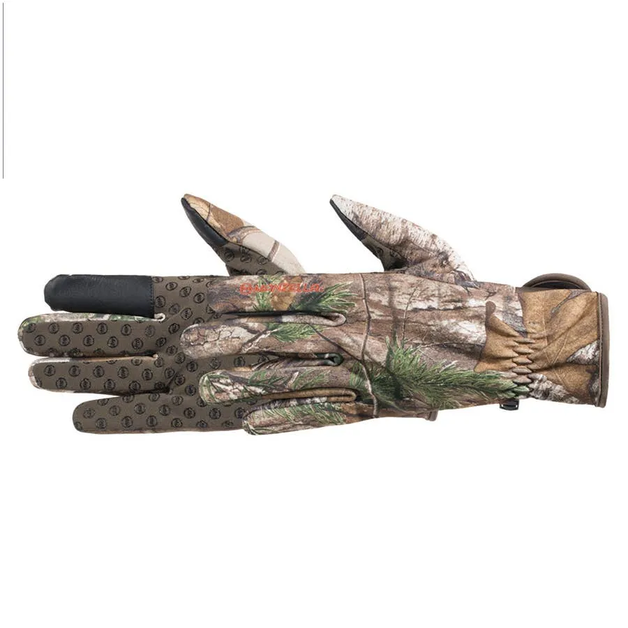 Manzella Men's White Tail Touchtip Hunting Gloves - Realtree Xtra